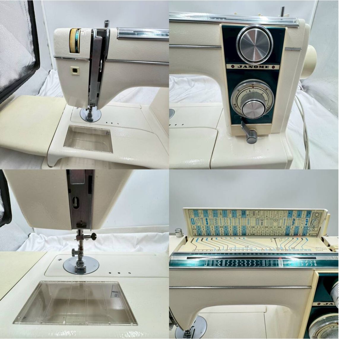 JANOME ジャノメ ミシン MODEL 813 フットコントローラー付 動作確認OK
