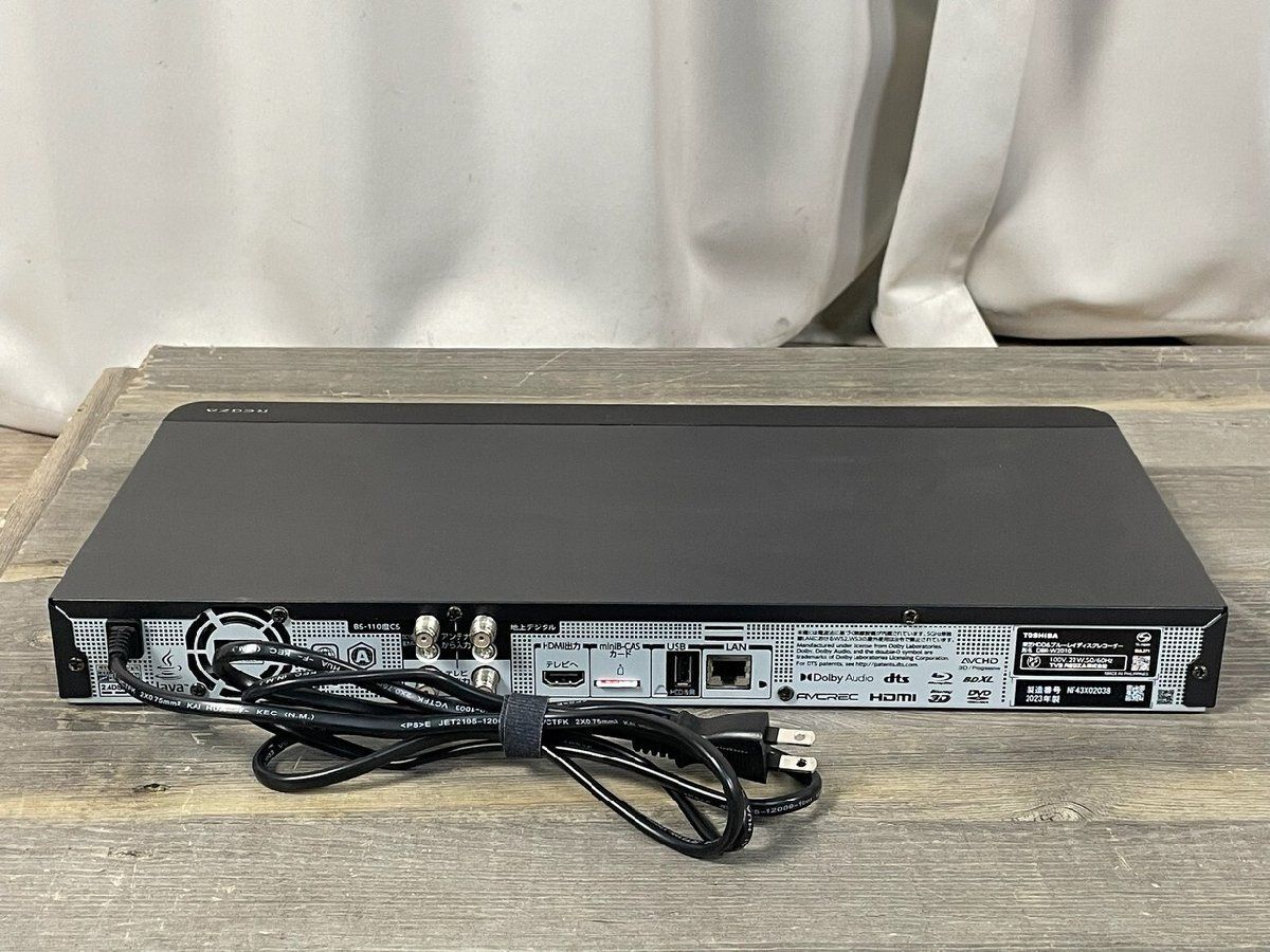 3282 東芝 BD HDD ブルーレイディスクレコーダー DBR-W2010 2023年製