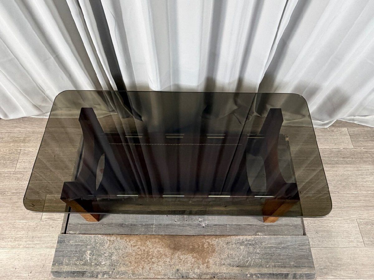 XD46 センター テーブル ガラス天板 ミッドセンチュリー