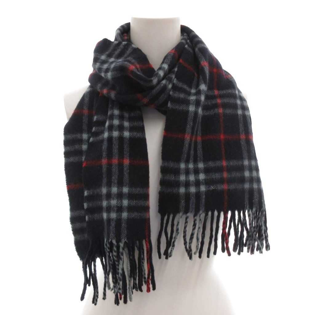 バーバリーズ Burberrys ヴィンテージ マフラー ストール フリンジ