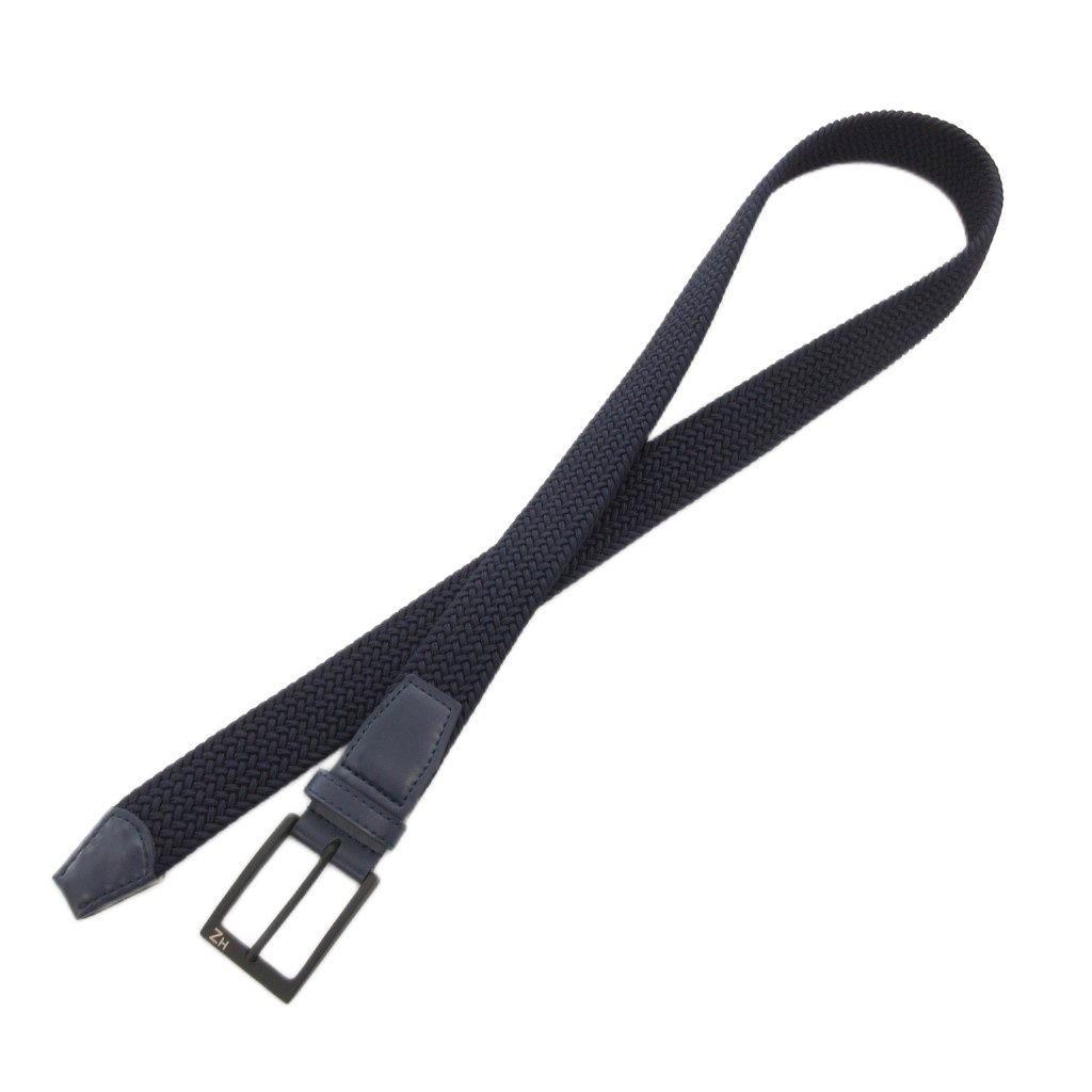 ゼロハリバートン ZERO HALLIBURTON ベルト 紺 ネイビー メッシュ