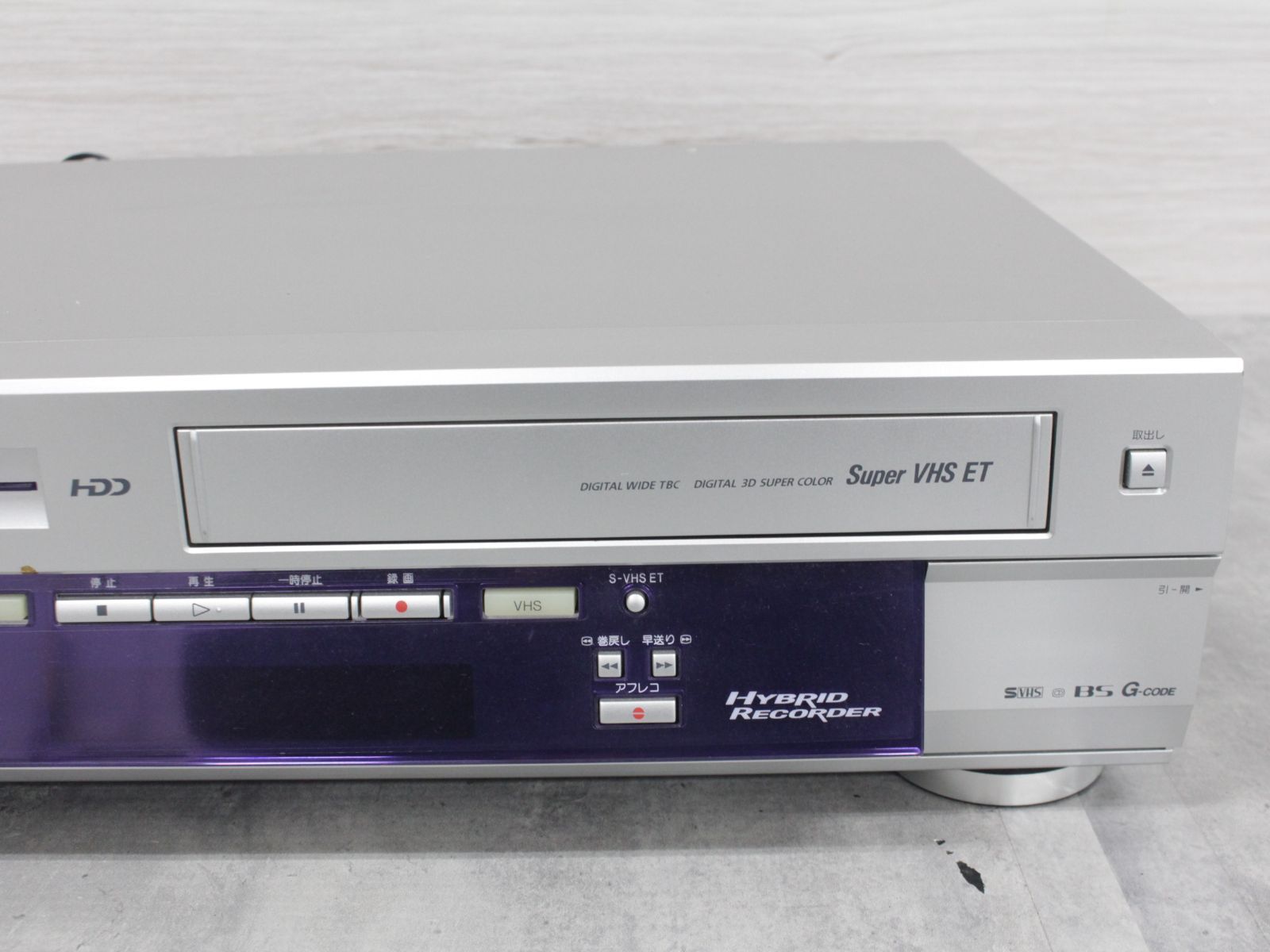 行董】Victor/ビクター ハイブリッドビデオレコーダー HDD/S-VHS