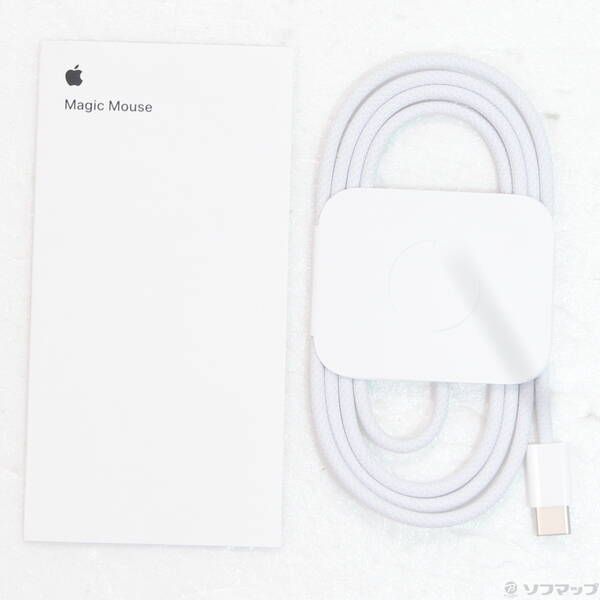 中古品〕 Magic Mouse (USB-C) ホワイト (Multi-Touch対応) MXK53ZA／A