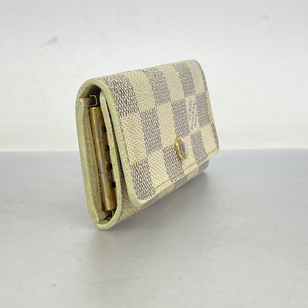 6ac2500-k】ルイヴィトン キーケース ダミエ・アズール ミュルティクレ