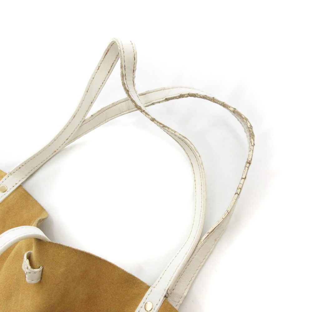 ティファニー　リバーシブル ベージュ スエード トートバッグ ティファニー TIFFANY & CO. トートバッグ リバーシブル スエード