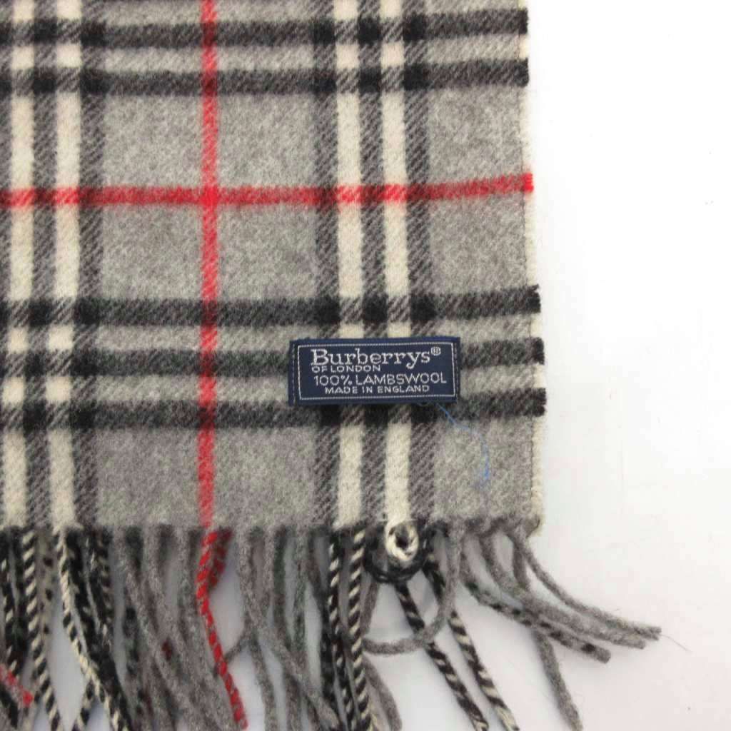 新品　現地購入品　BURBERRY　バーバリー　ロンドン　マフラー　ラムズウール 新品 現地購入品 BURBERRY バーバリー ロンドン マフラー ラムズウール