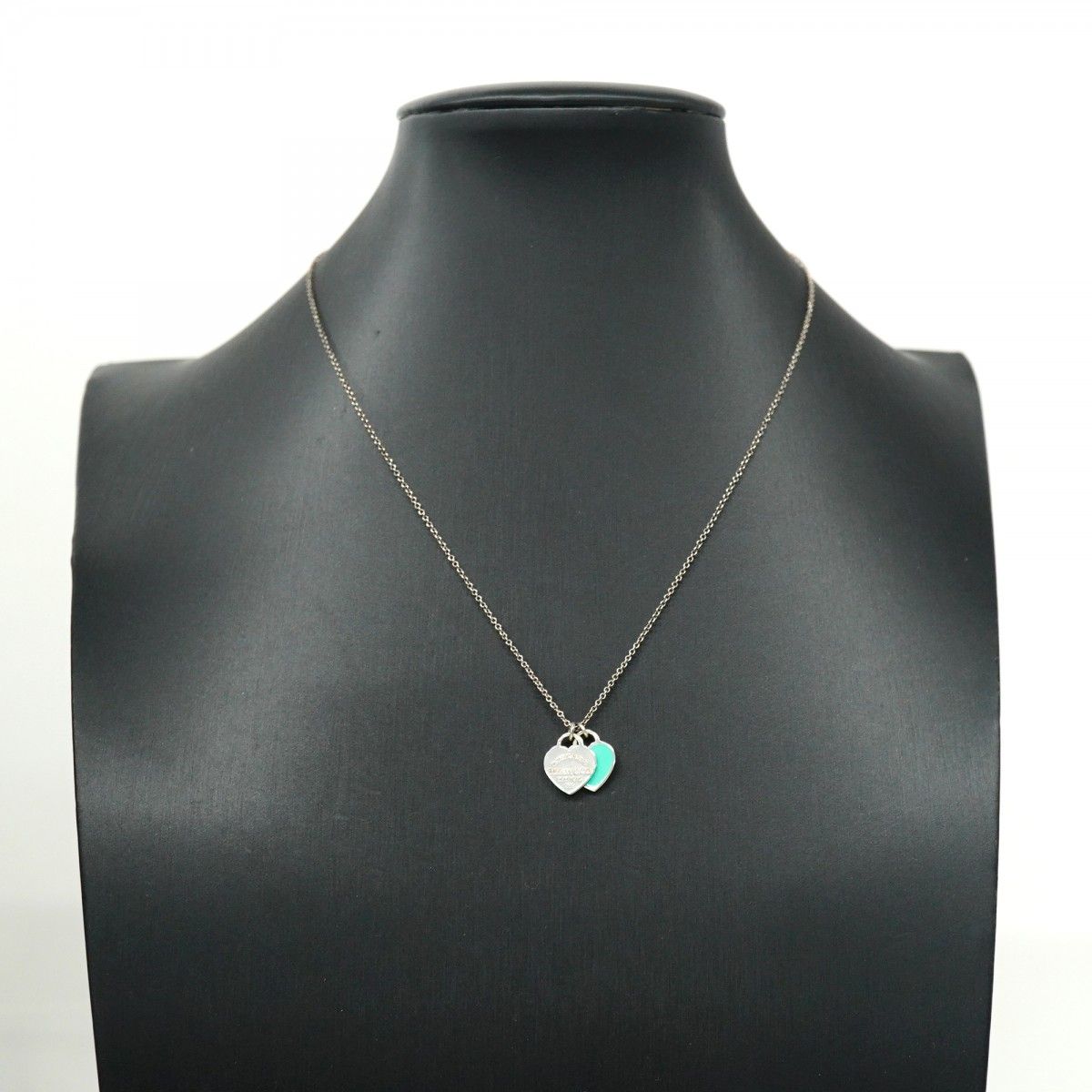 6jab0089】ティファニー ネックレス ダブルリターントゥハート