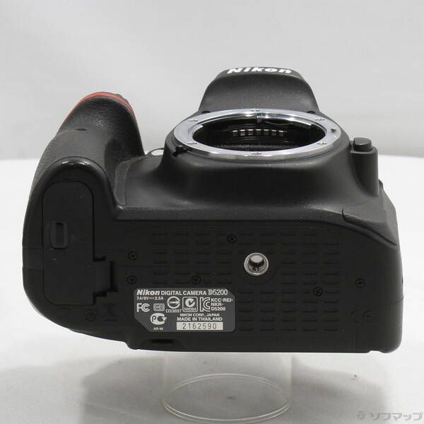 中古品〕 NIKON D5200 ダブルズームキット ブラック (2410万画素／SDXC