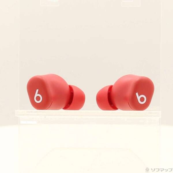 中古品〕 Beats Solo Buds トランスペアレントレッド MUW03PA／A【198