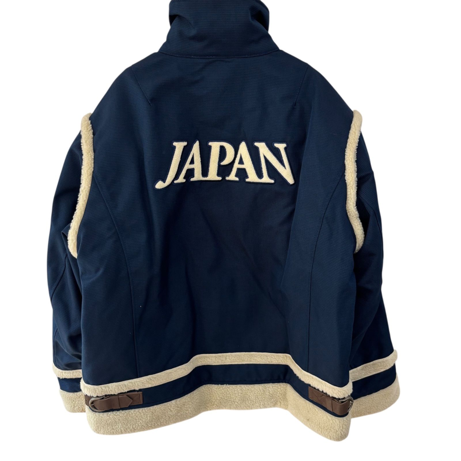 Z1735 MIZUNO ミズノ 長野オリンピック ボアジャケット ネイビー