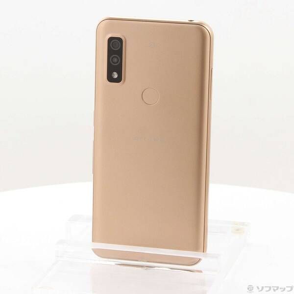 【未使用】arrows We FCG01 ローズゴールド 中古品〕 arrows We 64GB ローズゴールド FCG01 au SIMフリー【276