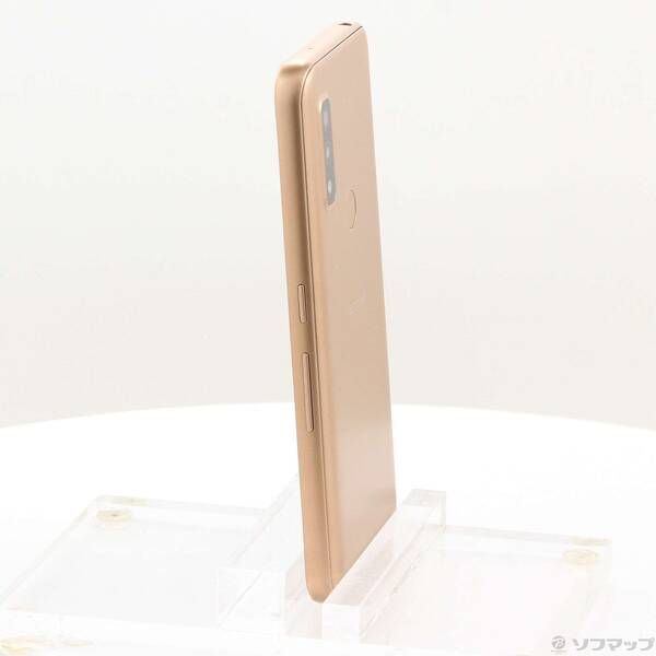 中古品〕 arrows We 64GB ローズゴールド FCG01 au SIMフリー【276