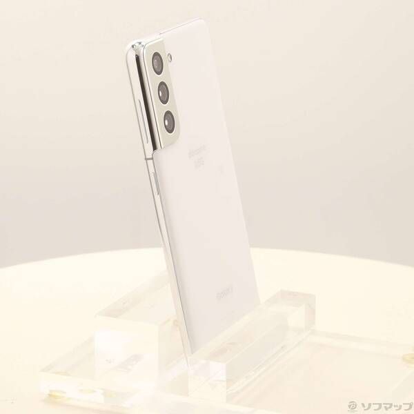 中古品〕 Galaxy S21 5G 256GB ファントムホワイト SC-51B docomo