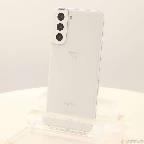 中古品〕 Galaxy S21 5G 256GB ファントムホワイト SC-51B docomo