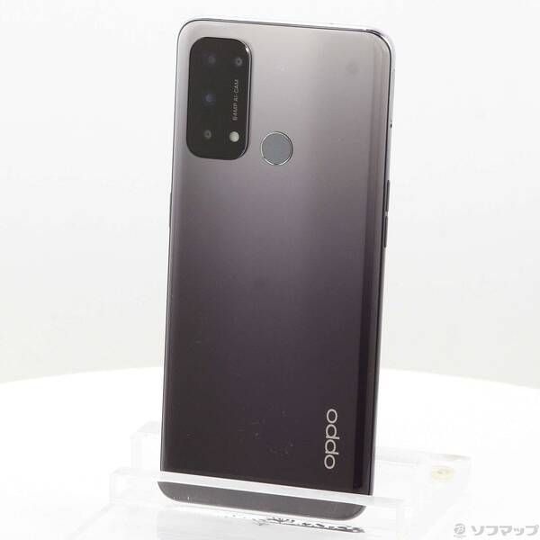 中古品〕 OPPO Reno5 A 128GB シルバーブラック CPH2199 SIMフリー