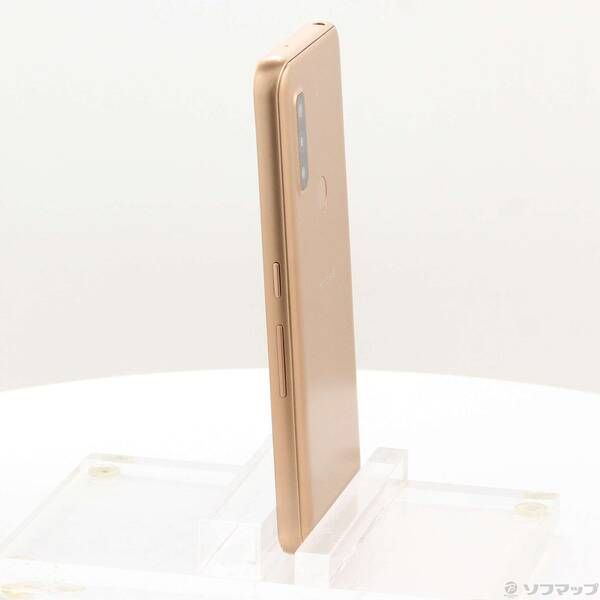 中古品〕 arrows We 64GB ローズゴールド FCG01 au SIMフリー【276