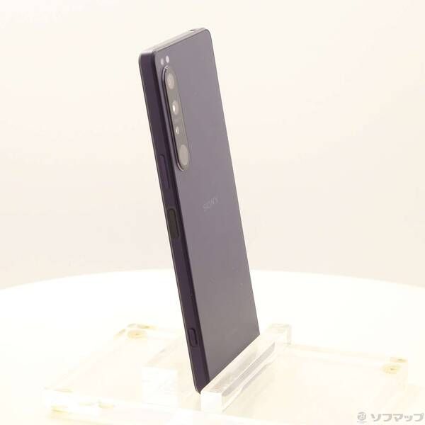 中古品〕 Xperia 1 IV 256GB パープル SO-51C docomo SIMフリー【258