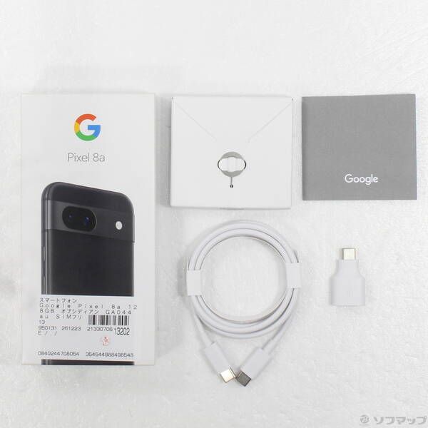 中古品〕 Google Pixel 8a 128GB オブシディアン GA044 au SIMフリー