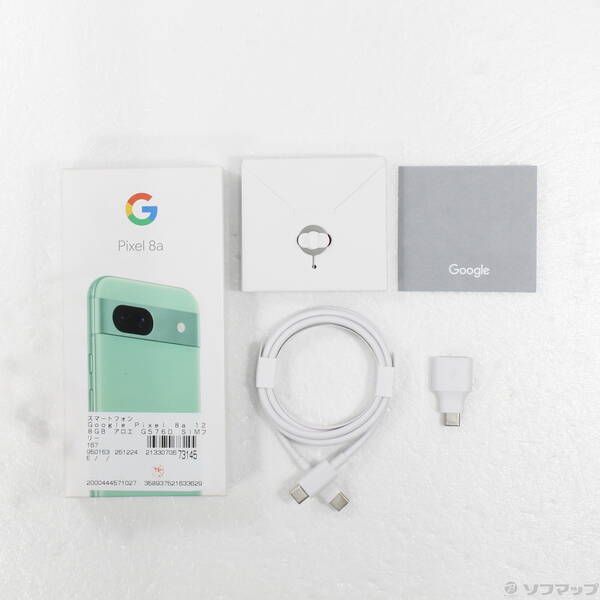 中古品〕 Google Pixel 8a 128GB アロエ G576D SIMフリー【262