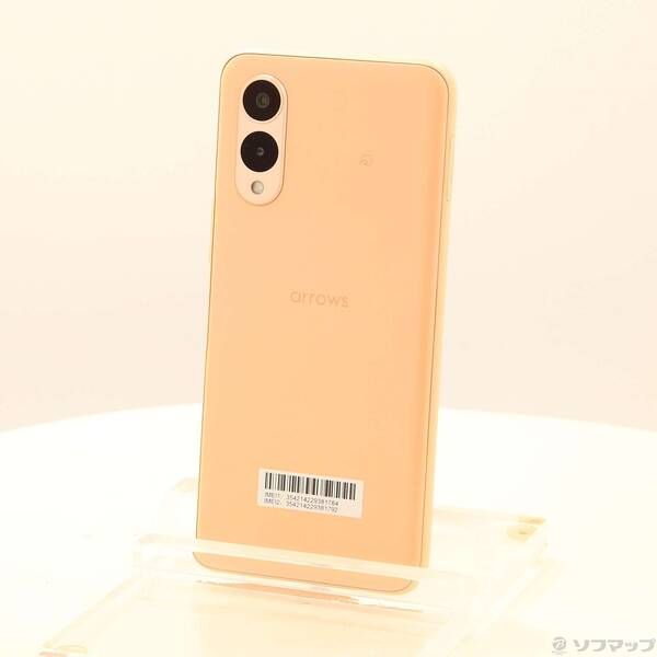 中古品〕 arrows We2 64GB ライトオレンジ F-52E docomo SIMフリー
