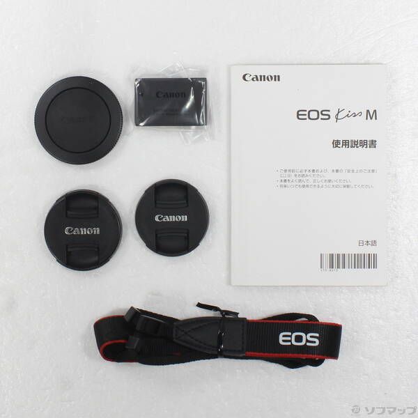 中古品〕 EOS Kiss M ホワイト ダブルズームキット【251】 - メルカリ