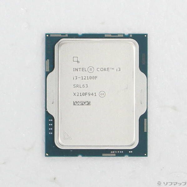 intel Core i3-12100F LGA1700 中古動作品 中古品〕 Core i3 12100F 〔3.3GHz／LGA 1700〕【305】 - メルカリ