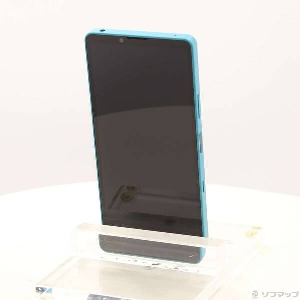中古品〕 Xperia 10 VII 128GB ターコイズ SO-52F docomo SIMフリー