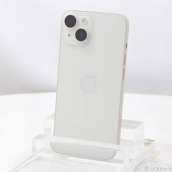 中古品〕 iPhone14 128GB スターライト MPUQ3J／A SIMフリー【198