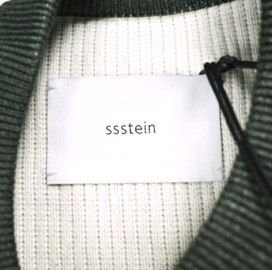 新品 ssstein シュタイン 25SS 日本製 DISCOLORATION RIB KNIT LS 