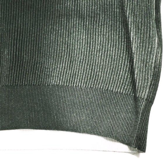 新品 ssstein シュタイン 25SS 日本製 DISCOLORATION RIB KNIT LS 