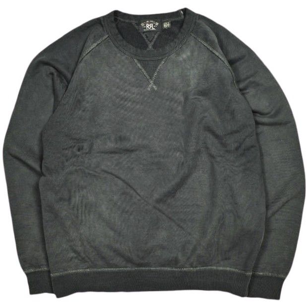 RRLスウェット 両Vガゼット RRL ダブルアールエル フレンチテリークルーネック ショップ 両V