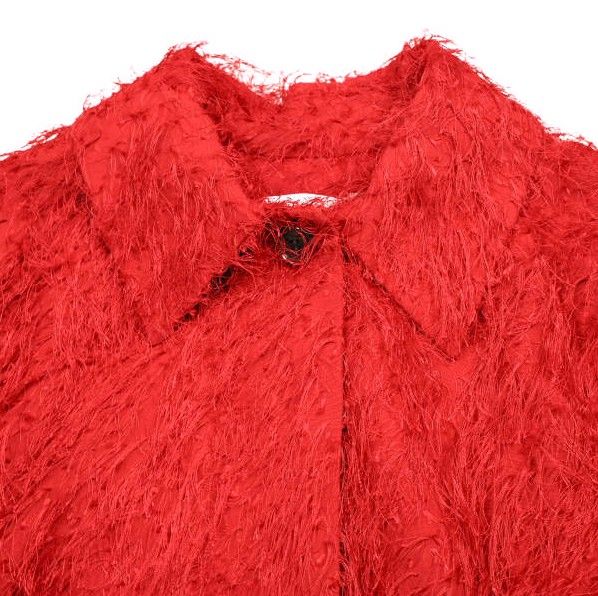 新品 CLANE クラネ 24SS FRINGE SHORT JACKET フリンジショート 