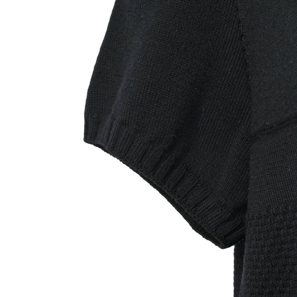 CHANEL P30268K00335 ココマークプレート付き コットン 半袖ニット