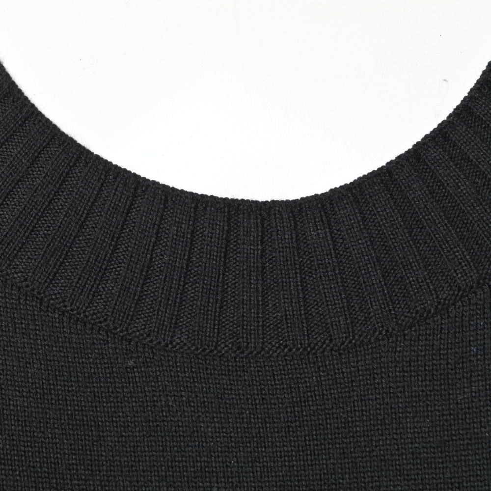 CHANEL P30268K00335 ココマークプレート付き コットン 半袖ニット
