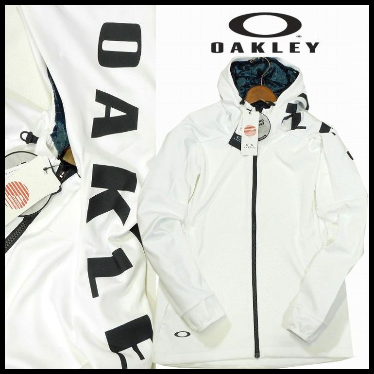 新品 定価13,860円 オークリー フーディージップジャケット XXL 白