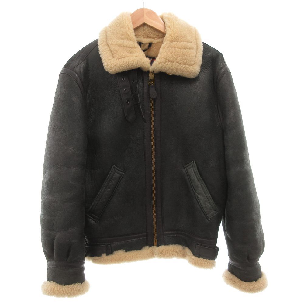 ショット SCHOTT TYPEB-3 フライトジャケット ムートン ジップアップ