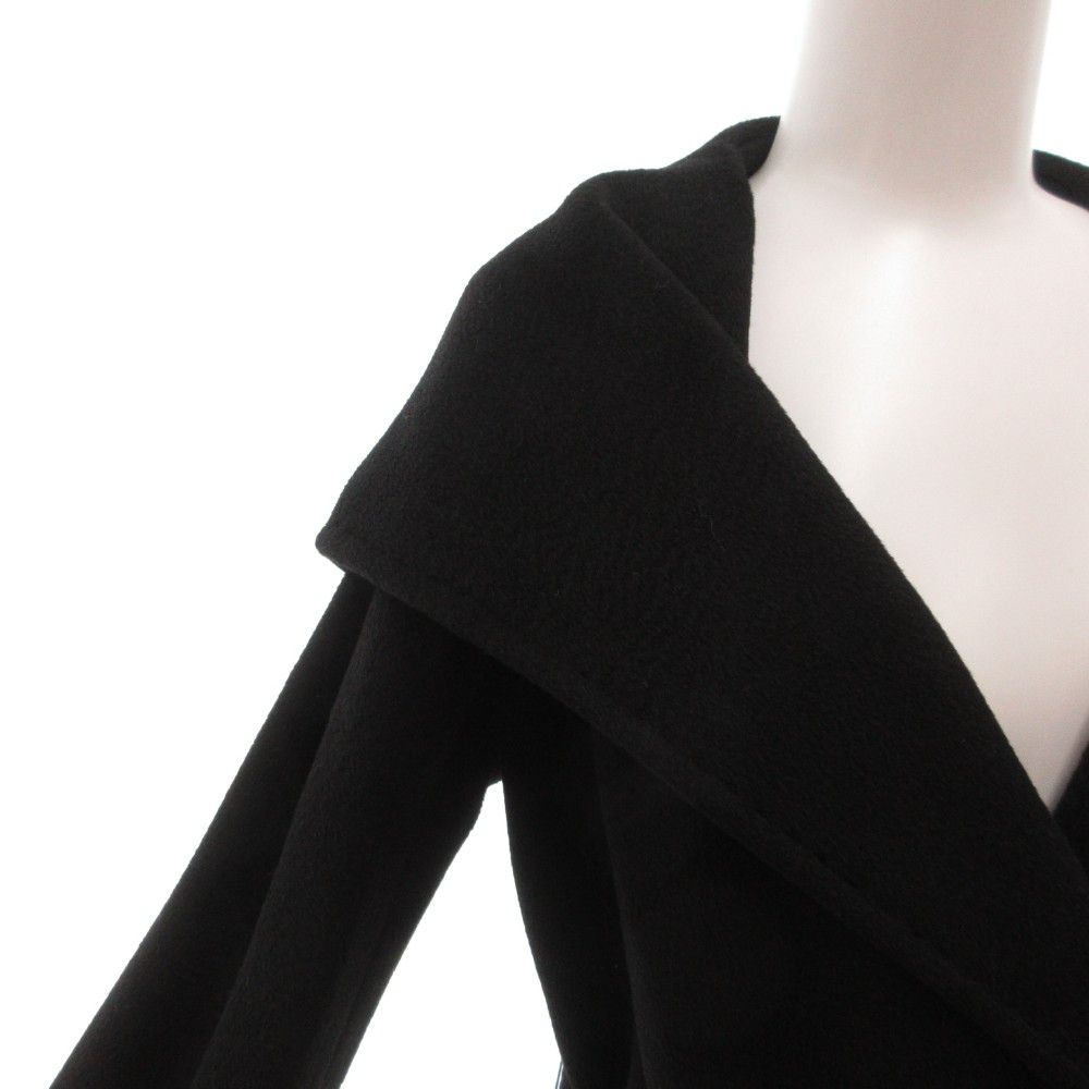 マックスマーラ MAX MARA 白タグ フーデットロングコート ショール