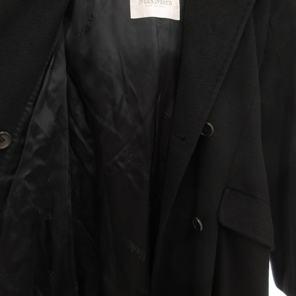 マックスマーラ MAX MARA 白タグ フーデットロングコート ショール