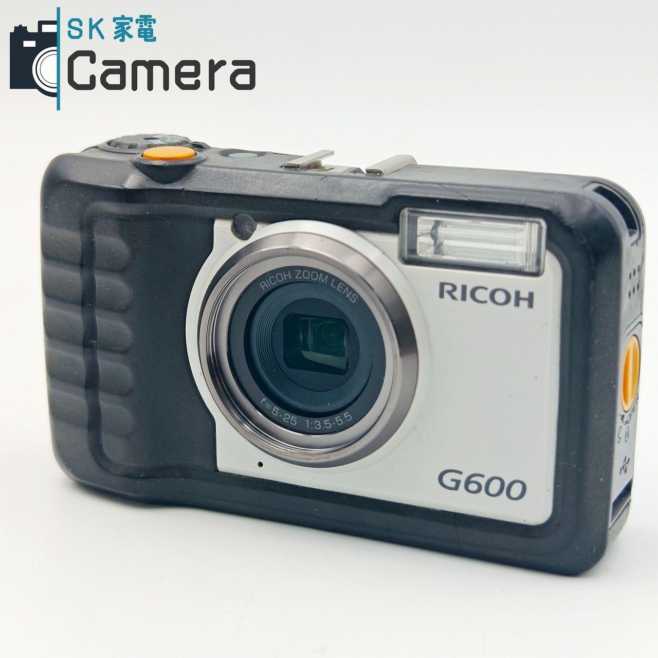 中古】 RICOH G600 コンパクトデジタルカメラ DB-65やDB-60または単四