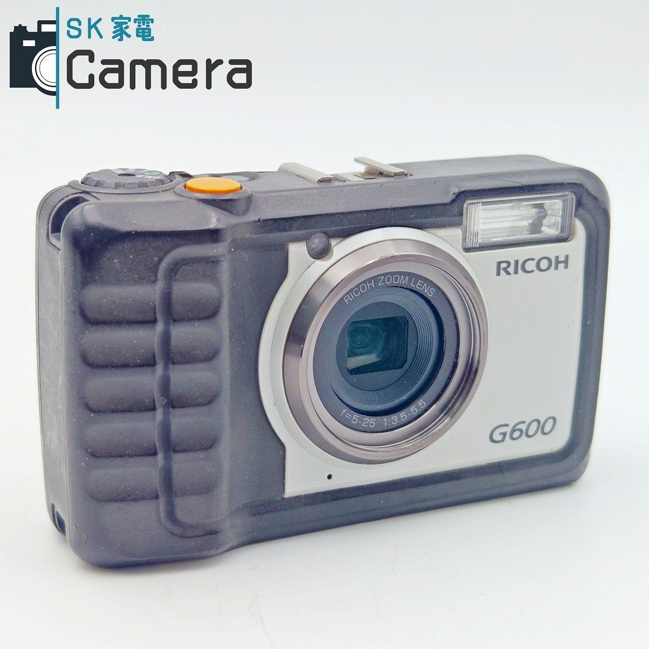 中古】 RICOH G600 コンパクトデジタルカメラ DB-65やDB-60または単四