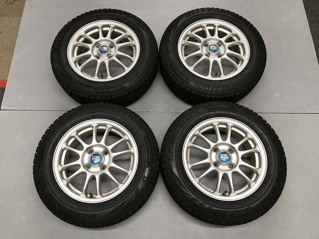 ◎すぐ使えます バリ溝 VRX2 165/70R14 傷少美品 14inc 5.5J +42 100