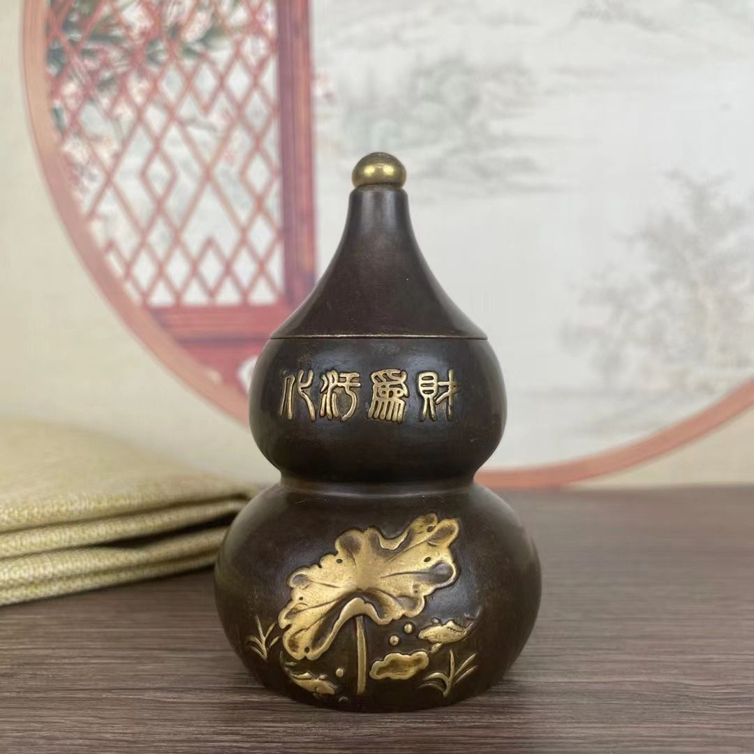 瓢箪 オブジェ 置物 ひょうたん 縁起物 家内安全 贈り物 財運 金運