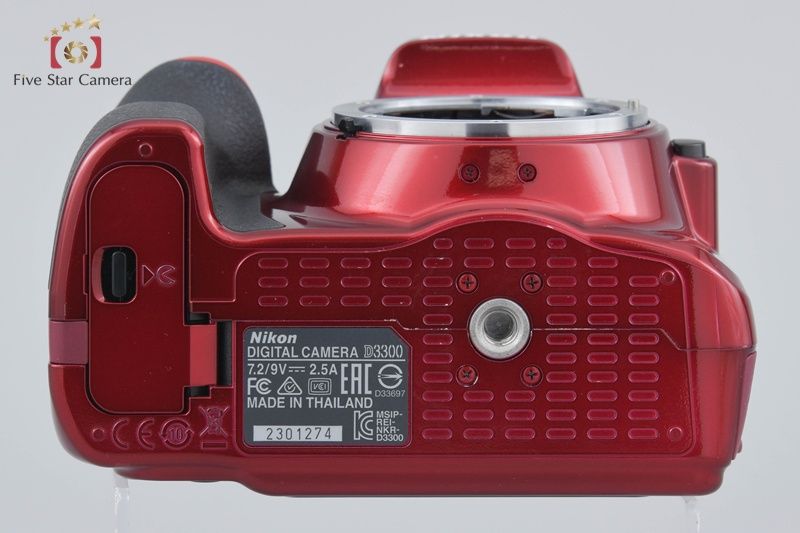 Nikon ニコン 【中古】Nikon ニコン D3300 レッド デジタル一眼レフ