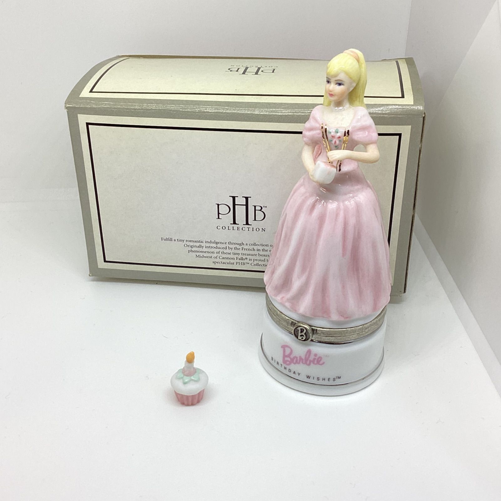 バービー Barbie バースデー ウィッシュ PHB 陶器製 ヒンジボックス