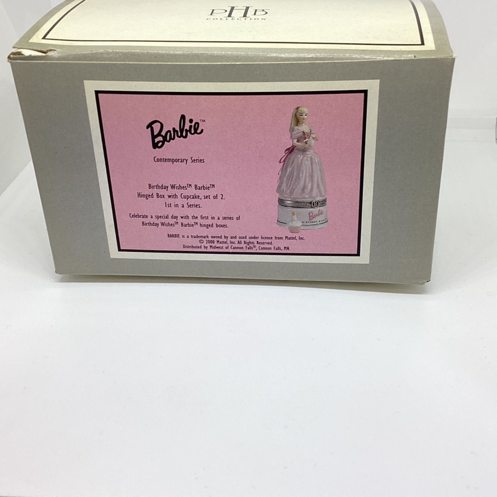 バービー Barbie バースデー ウィッシュ PHB 陶器製 ヒンジボックス