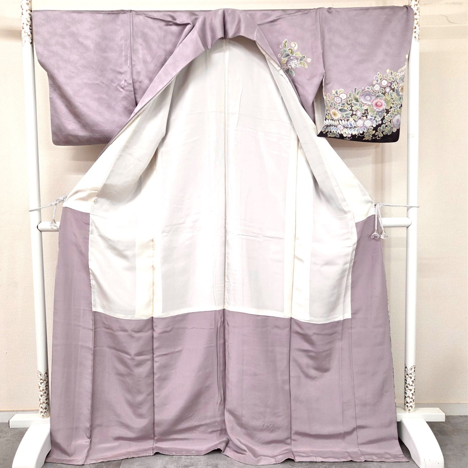 美品 逸品 粋 銀通し 辻が花絞り 金彩 正絹 訪問着 K1112 - メルカリ