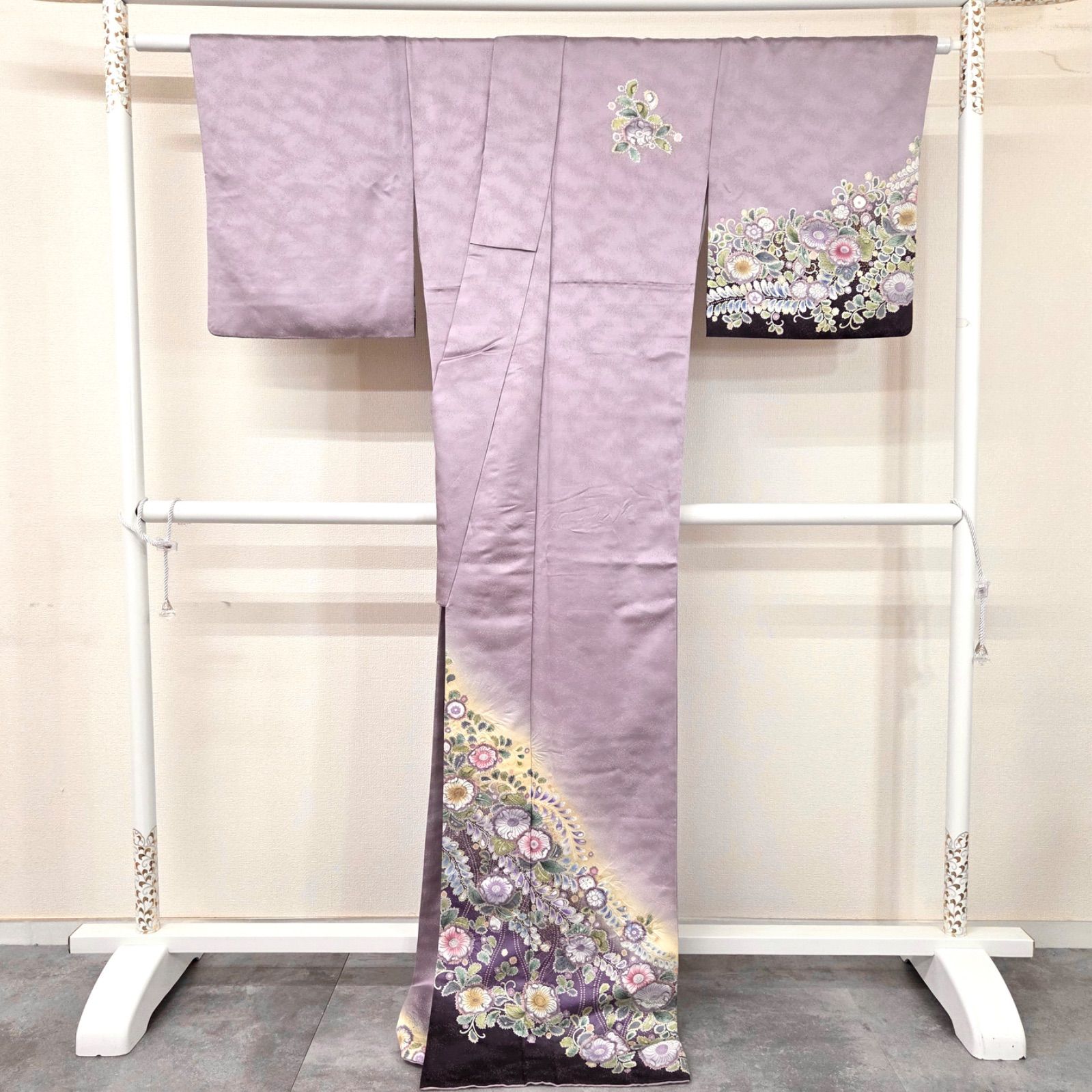 美品 逸品 粋 銀通し 辻が花絞り 金彩 正絹 訪問着 K1112 - メルカリ