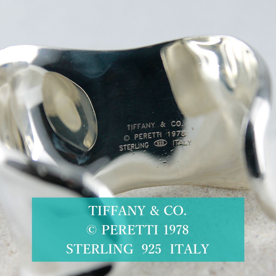 極美品✨ ティファニー エルサペレッティ ボーンカフ 右 AG925 SA147 TIFFANY ティファニー ボーンカフ エルサ・ペレッティ Bone Cuff