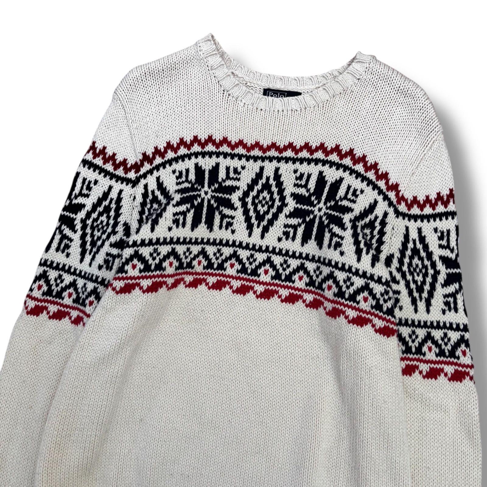 POLO RALPH LAUREN 】ノルディック柄ニットセーター - メルカリ