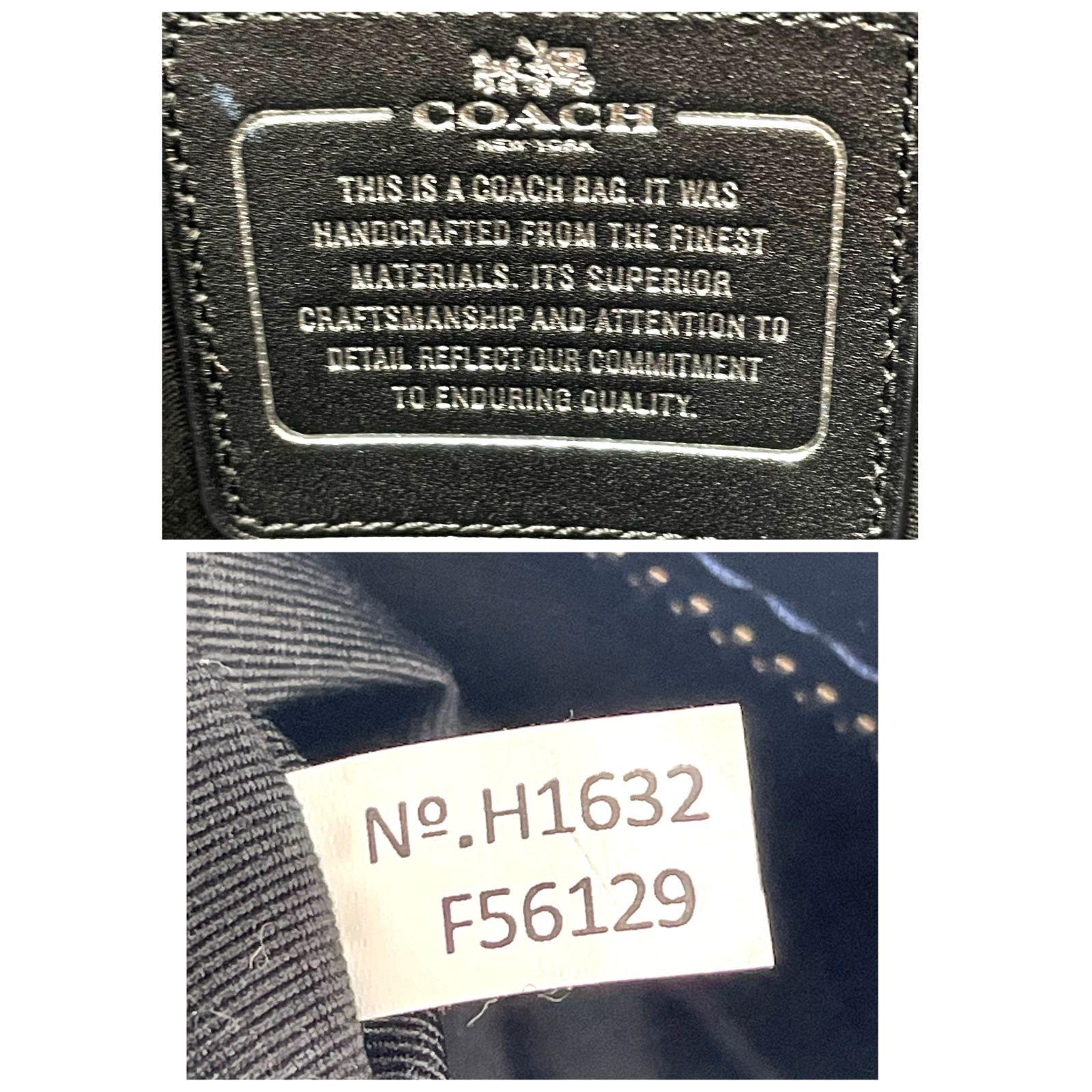 仕事も私服もこれひとつ】COACH コーチ シティジップトート F56129 